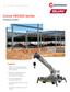 Grove YB5500 Series. Product Guide. Features. YB5515: 13,6 t (15 USt) capacity three-section boom with 12,5 m (41 ft) outreach