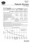 RatioAir Burners. Model RA0750. Data /31/05. Main Specifications - RA0750