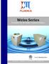 Weiss Series. Portable Air & Water Cooled Chillers. 1 to 11 Nominal Tons. J&M Fluidics Inc. Ph (888) Fx (267)