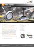 IL 450 Series. LED Industrial Lighting. Application - Mid Bay. Advantages of IL450