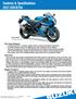 Features & Specifications 2017 GSX-R750