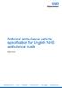 National ambulance vehicle specification for English NHS ambulance trusts
