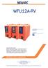 WFU12A-RV INSTRUCTION MANUAL. Important Information. Description. Processes. Wire Feed Unit
