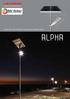 The Leader In Solar Lighting Technology. The worlds most intelligent solar powered lighting system ALPHA