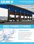 FACILITY EXPANDABLE TO 780,000 SF PROPERTY HIGHLIGHTS RESEARCH DR. (PARCEL 43B)