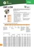 CMP-L/EW B T D. Industrial Brushless Motors E.C. Motor power (CV) Three-phase VSD 400 V50/60 Hz. electrical power Maximum.