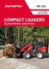 Low style loaders: 2024 SLT SLT COMPACT LOADERS. Big on performance, compact in size