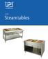 Contents. Intro Contacts/Introduction 3 Steamtables 6 Aerohot 8 Thurmaduke 12 Accessories Duke Manufacturing Steamtables