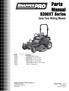 Reproduction. Not for. Parts Manual. S200XT Series Zero-Turn Riding Mower. Models: