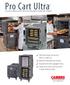 Pro Cart Ultra ELECTRIC & NON-ELECTRIC INSULATED HOLDING & TRANSPORT CABINETS