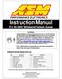 Instruction Manual P/N Wideband Failsafe Gauge
