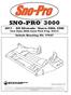 SNO-PRO GM Silverado / Sierra 2500, 3500 New Style (With Snow Plow Prep. ONLY)