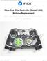Xbox One Elite Controller (Model 1698) Buttons Replacement