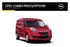 OPEL COMBO PRICES/OPTIONS 2016 models. Prices effective