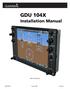 GDU 104X Installation Manual