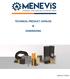 TECHNICAL PRODUCT CATALOG & DIMENSIONS