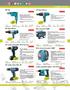 POWER TOOLS. 3/8 Drill. 1/2 Impact Wrench. 3/4 Impact Wrench. 287cc Generator / 5100W. 1/2 Cordless Driver Drill - 18V 3.