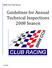 BMW CCA Club Racing. Guidelines for Annual Technical Inspections 2008 Season