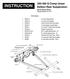 INSTRUCTION G-Comp Unser Edition Rear Suspension: Chevy Nova. Kit Contents: