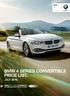 BMW 4 SERIES CONVERTIBLE PRICE LIST.