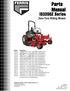 Reproduction. Not for. Parts Manual. IS3200Z Series Zero-Turn Riding Mower