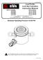 Low Profile Lock Nut Cylinders Instruction Manual