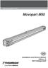Movopart M50. Installation and Service Manual Edition: 2 DW110242gb-0446