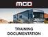 Training Documentation
