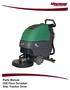 Parts Manual H20 Floor Scrubber Disc Traction Drive