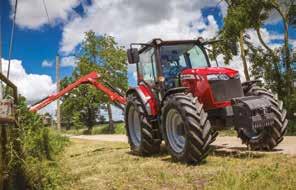 FROM MASSEY FERGUSON From the ergonomically crafted right-hand side console and controls, to the smartly positioned gear and range levers and functional dashboard, nothing is missing to make your