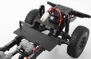 The G2 Chassis is a machined billet aluminum ladder frame with an all link suspension design, scale shock hoops, chassis servo mounts and hard body mounting points for the