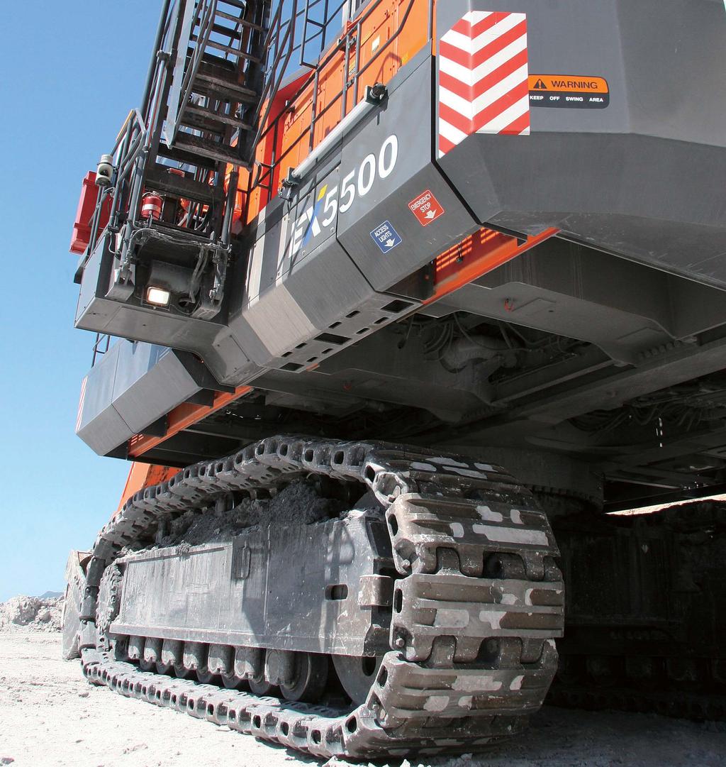 SOLUTION More Than Durable Just Plain Tough toughness means the Hitachi will continue to get giant-sized jobs