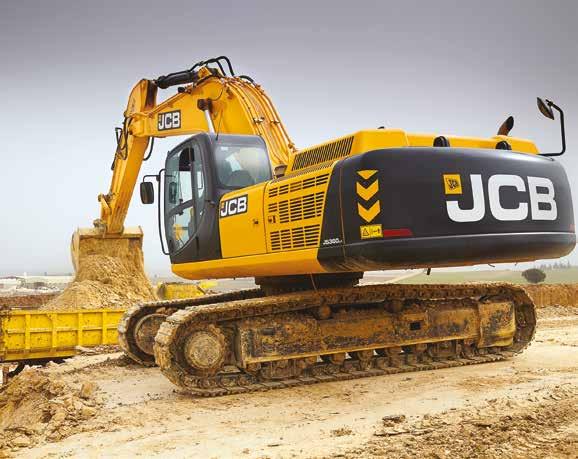 JS330/360 TRACKED EXCAVATOR Top class components.