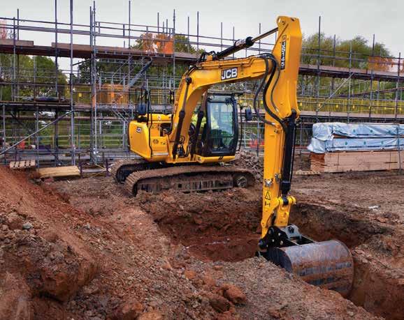 JS115/130/145 TRACKED EXCAVATOR Easily accessible