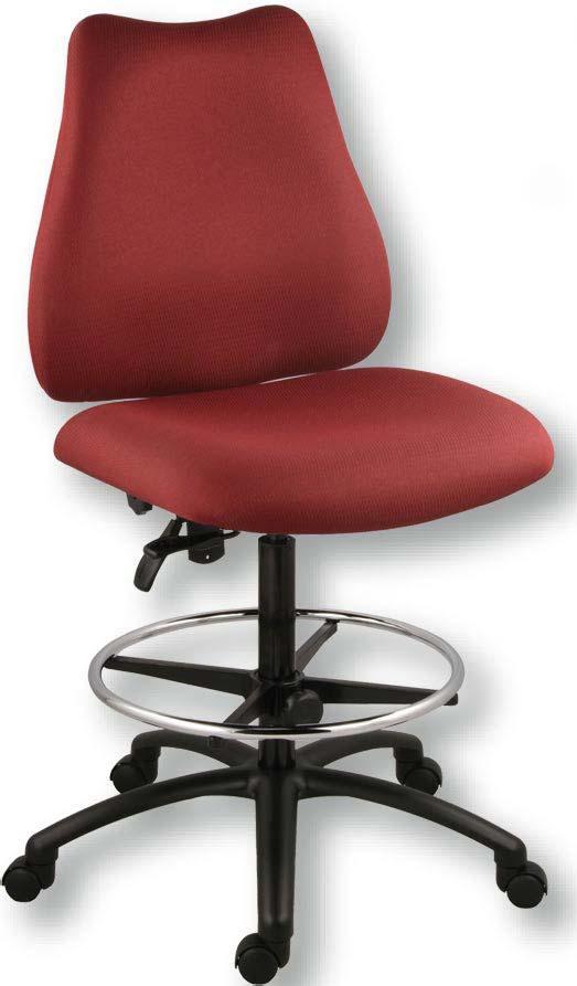 (shown with pods) ergonomic stools