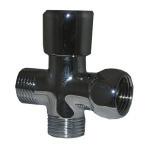 Bathtub Diverter Spout, 4 in 1 Style, Fit-All Front Mount, Rear Mount, 1/2 or 3/4 Male Iron Pipe, 5/8 OD Copper. Rear Mount Female Pipe Threads, Polished Brass.