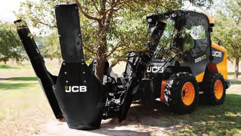 n The JCB snow push (picture inset) is designed and built to push loose material forward such as snow and manure.