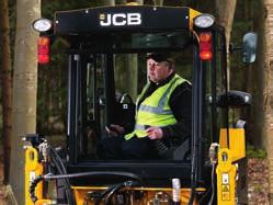 FOR THIS REASON, THE JCB CX S CAB IS COMFY, SPACIOUS, EASY TO ACCESS AND RELATIVELY QUIET.