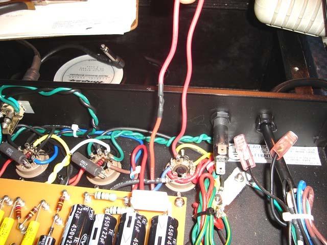 I disconnected the wires from the switch, removed the red wire from the rectifier socket and removed the nut on the transformer bolt and removed the green wire from the standby switch to the ground