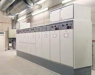 switchgear. The system provides reliable switching, protection, metering and distribution of electrical energy.