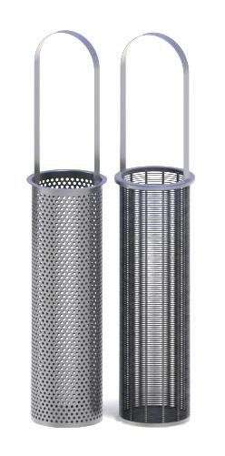 GENERAL Product description Screen basket filter Used as coarse filter, bypass filter or pre-separator Screen basket technology Screen basket insert with bracket Wire mesh: 25 to 1000 µm Wedge wire: