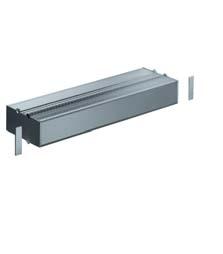 RUNNER Step recessed Fixed supports and recessing box in extruded anodized EN AW-6060 aluminium housing (copper free) with high corrosion resistance. Toughened glass diffusor 15 mm thick.
