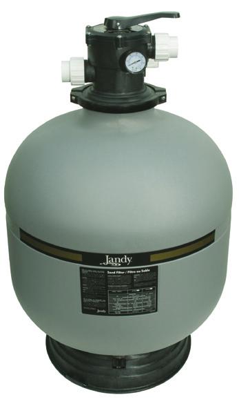 PAGE 216 EFFECTIVE 01-02-12 JANDY SFTM SERIES TOP MOUNT SAND FILTER Blow Molded