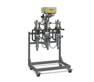 81 TwinControl 5-60 Electronic mixing and dosing system Electronic 2K mixing system for Airspray applications. Including flushing pump and fully automatic air-solvent flushing.