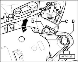 Page 29 of 53 87-90 Notes on installation: Replacement motors are supplied set to "recirculated air" mode. To facilitate insta first connect motor to vehicle electrical s centralize actuating arm.