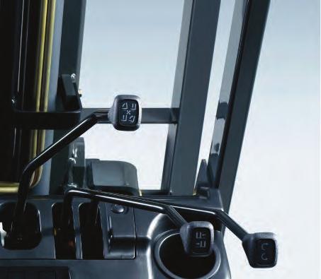 both lift and tilt functions for greater productivity. It is standard equipment on the BX Series and not available from any other forklift brand.