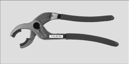 universal plier which facilitate the tightening of coupling nuts.