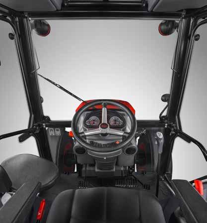 www.zetor.com CAB Roomy and practical The cab is comfortable and designed with regard to practical use. Plenty of space and ergonomically designed controls facilitate the work of the tractor operator.