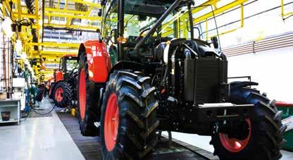 PRODUCTION Production of Zetor tractors and engines is concentrated in the Czech Republic.