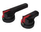 FUSE COMBINATION SWITCHES - TO, N & SN Safety Handles Red/Yellow safety handles (IP) suitable for up to three padlocks in the OFF position.